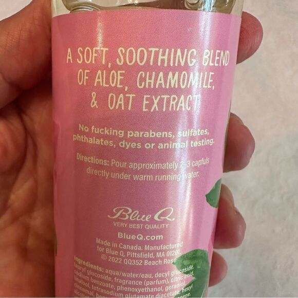 Blue Q Bubble Bath Delicate Flower Beach Rose Lemon Blossom Sea Salt - Picture 5 of 5